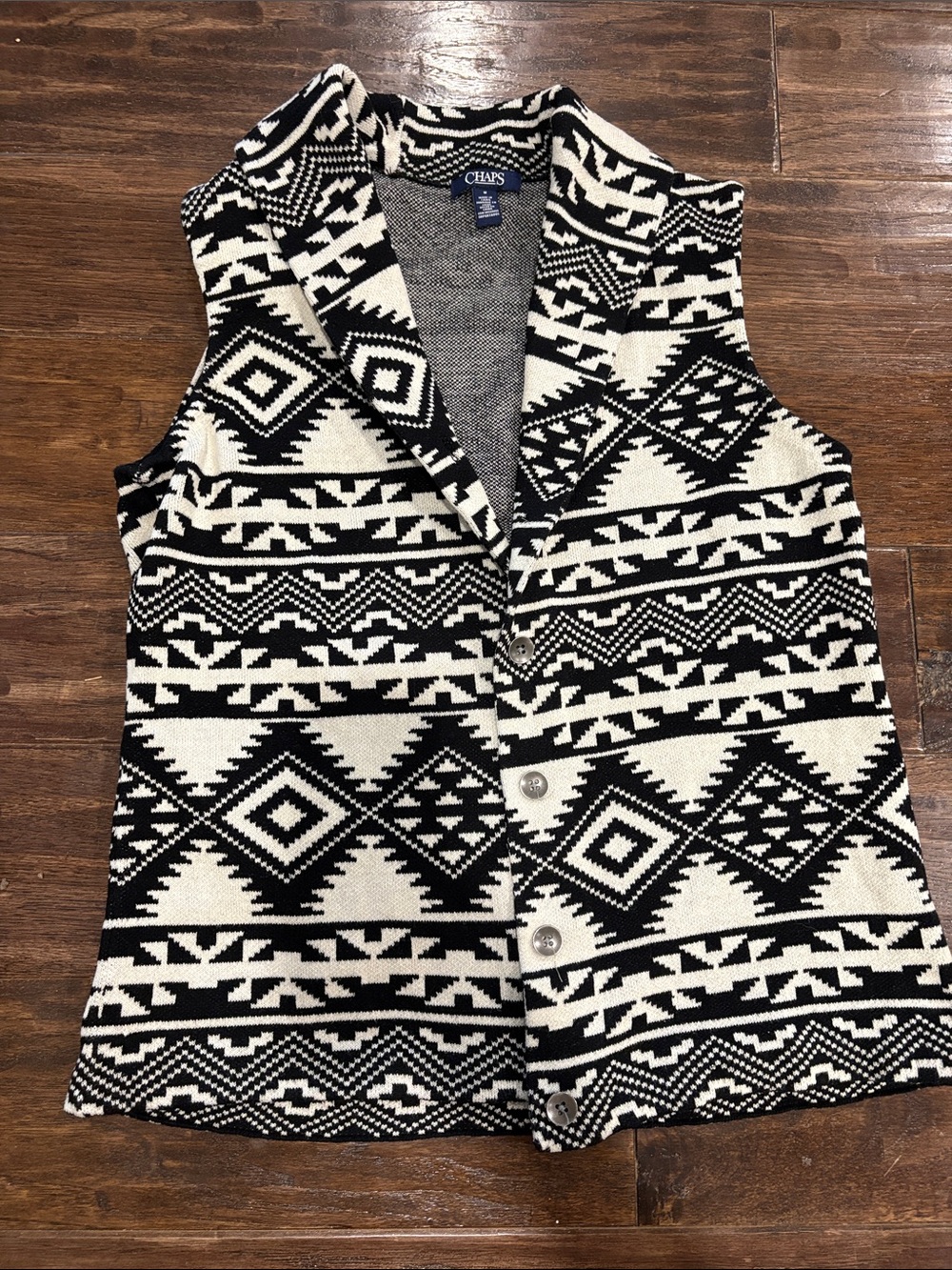 CHAPS Aztec/Western vest
